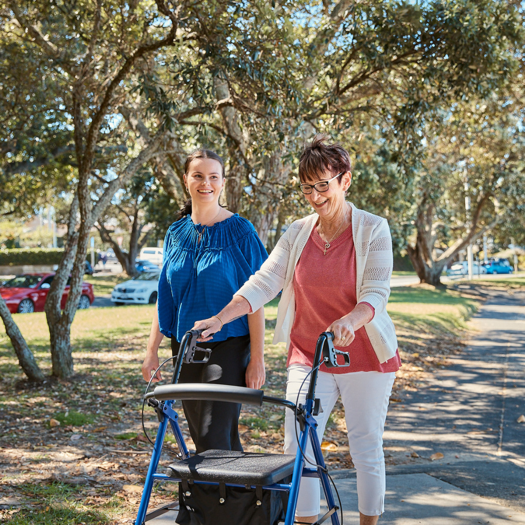 Four Wheeled 7.3" Castors Rollator