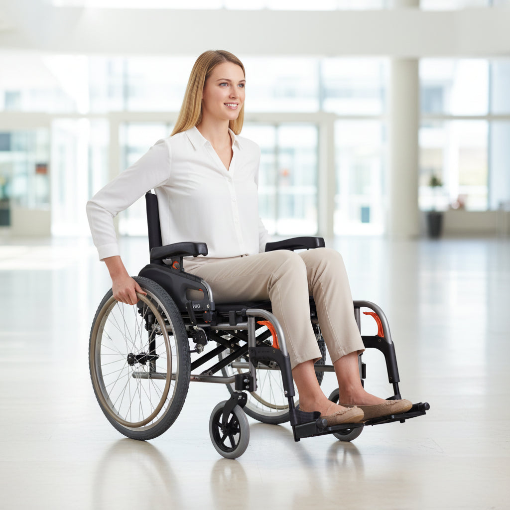 Karma Flexx Tall Self-Propelling Wheelchair