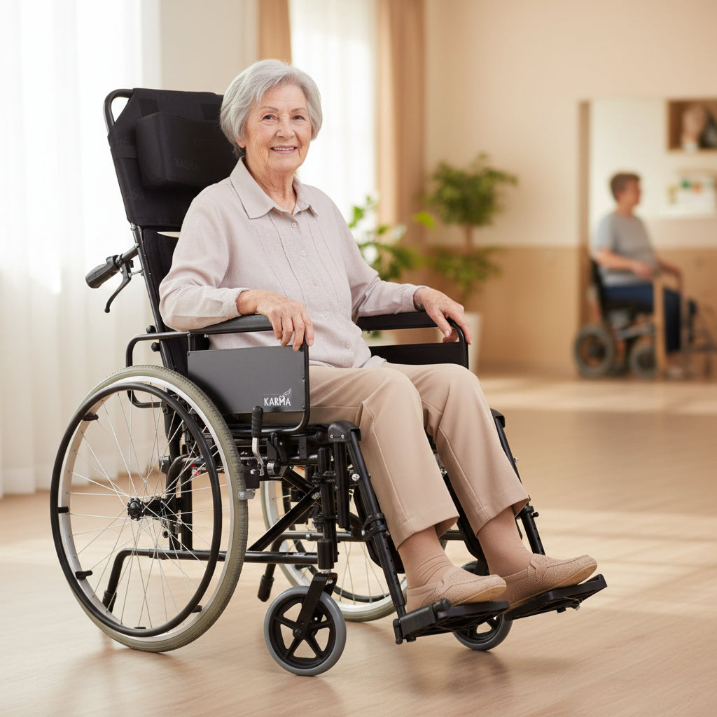 Karma Standard Lightweight Self-Propelling Reclining Wheelchair