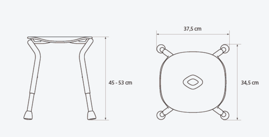 Let's Shower Shower Stool