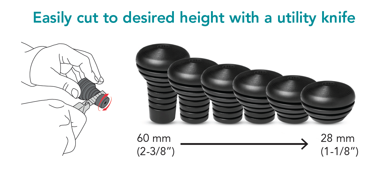 Bodypoint Mushroom Head Joystick Handle