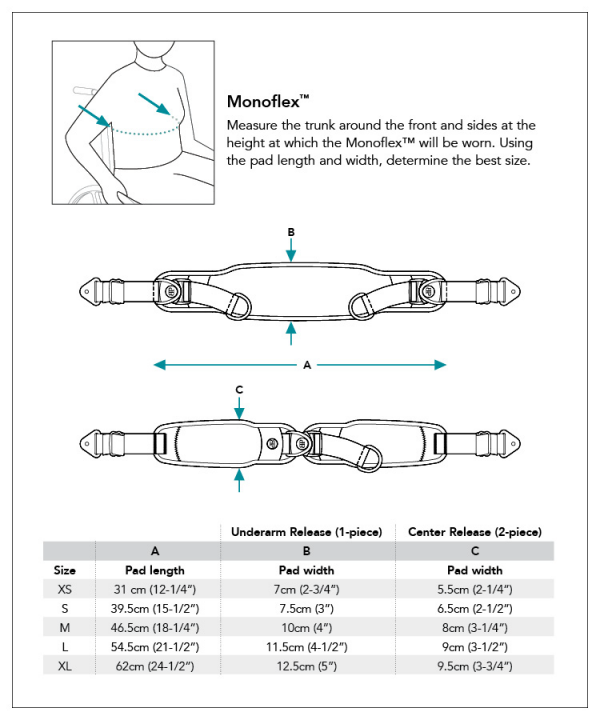 Bodypoint Monoflex Chest Support