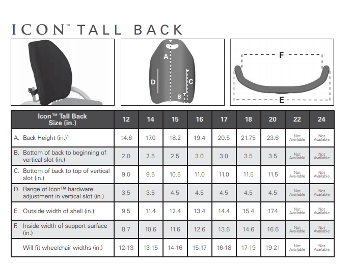 Varilite Icon Tall Back