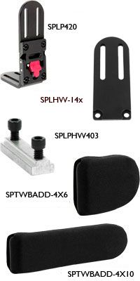 Stealth Swing-Away Pelvic Lateral - Flush Pad Mount