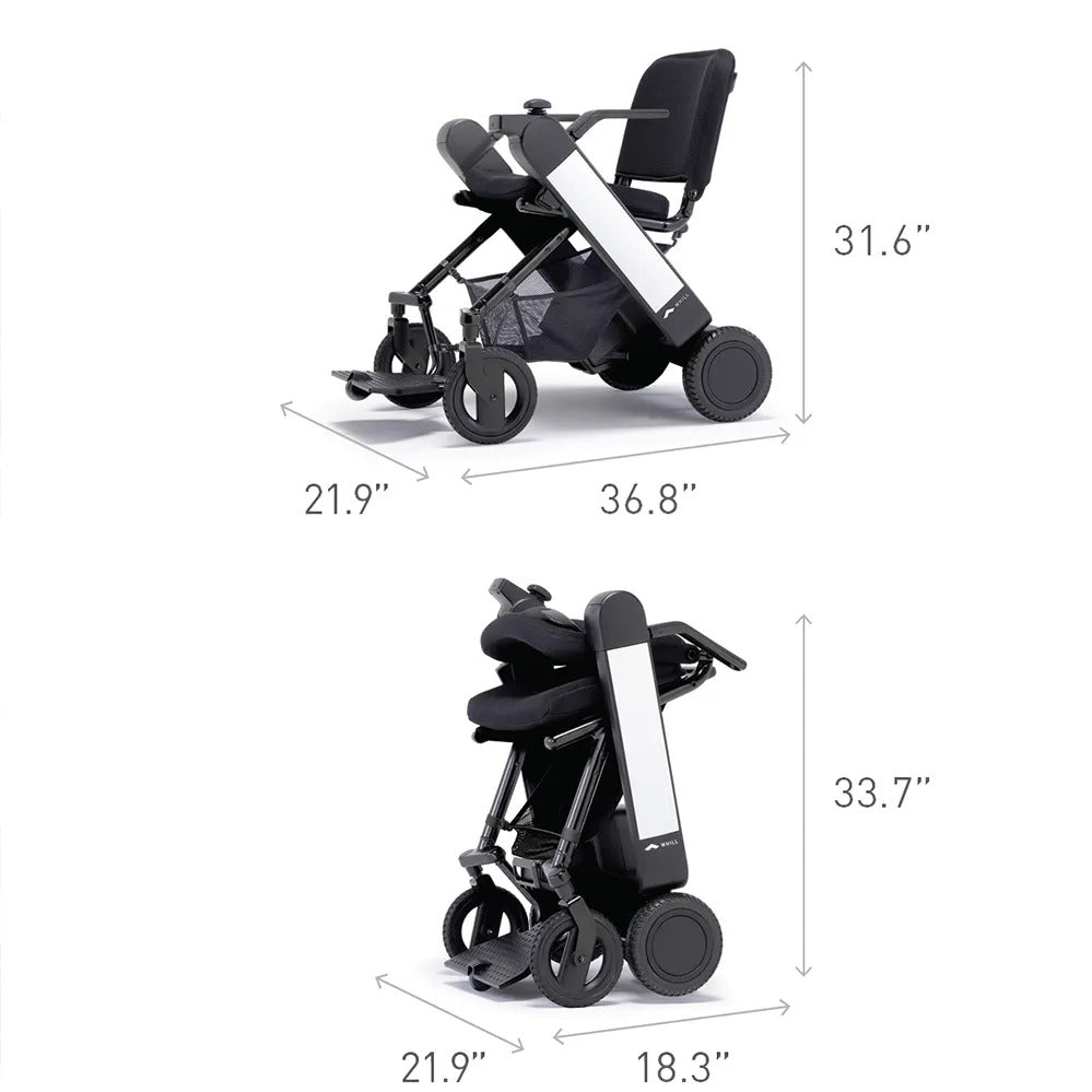 WHILL Model F Folding Standard Powerchair