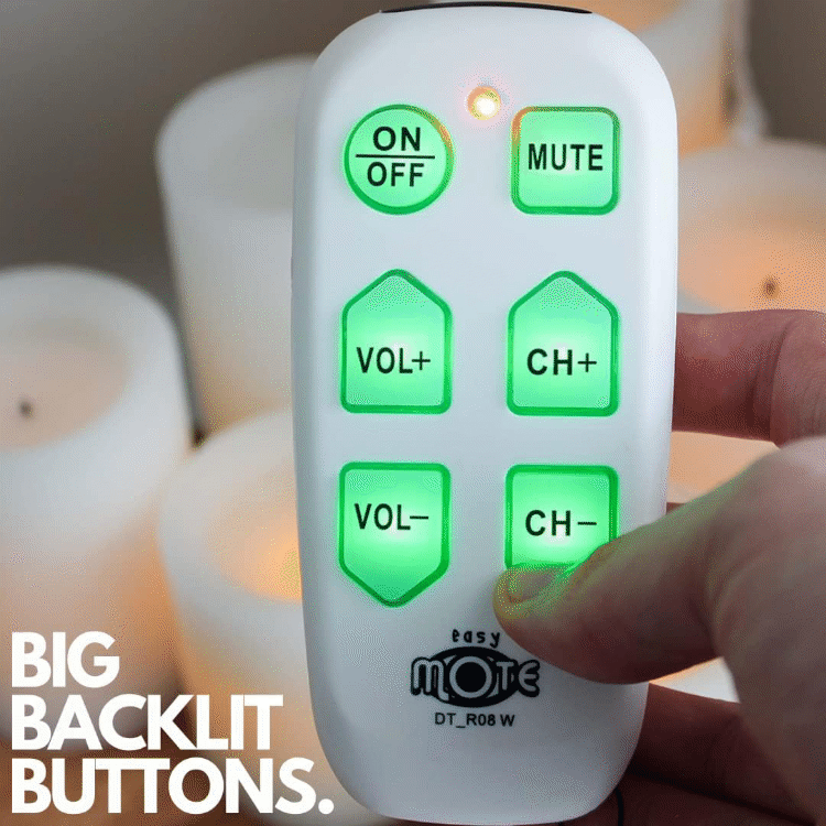 EasyMote - Big Button TV Remote