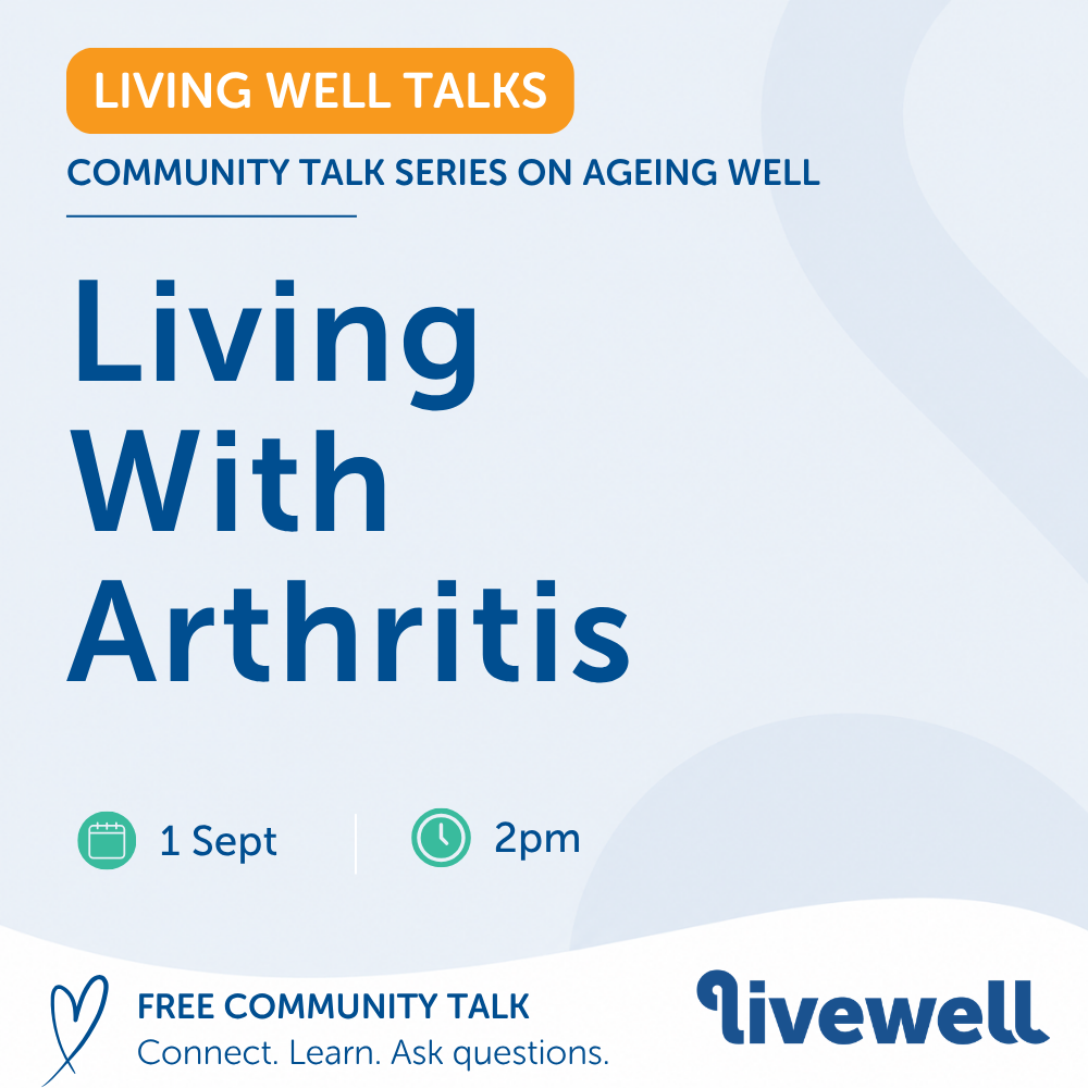 Living Well Talks: Living with Arthritis - September 2026