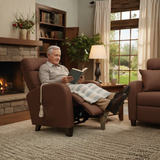 Pride LC-101 Three Position Leather Power Lift Chair