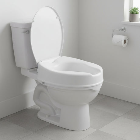 Raised Toilet Seat with Lid - 150mm