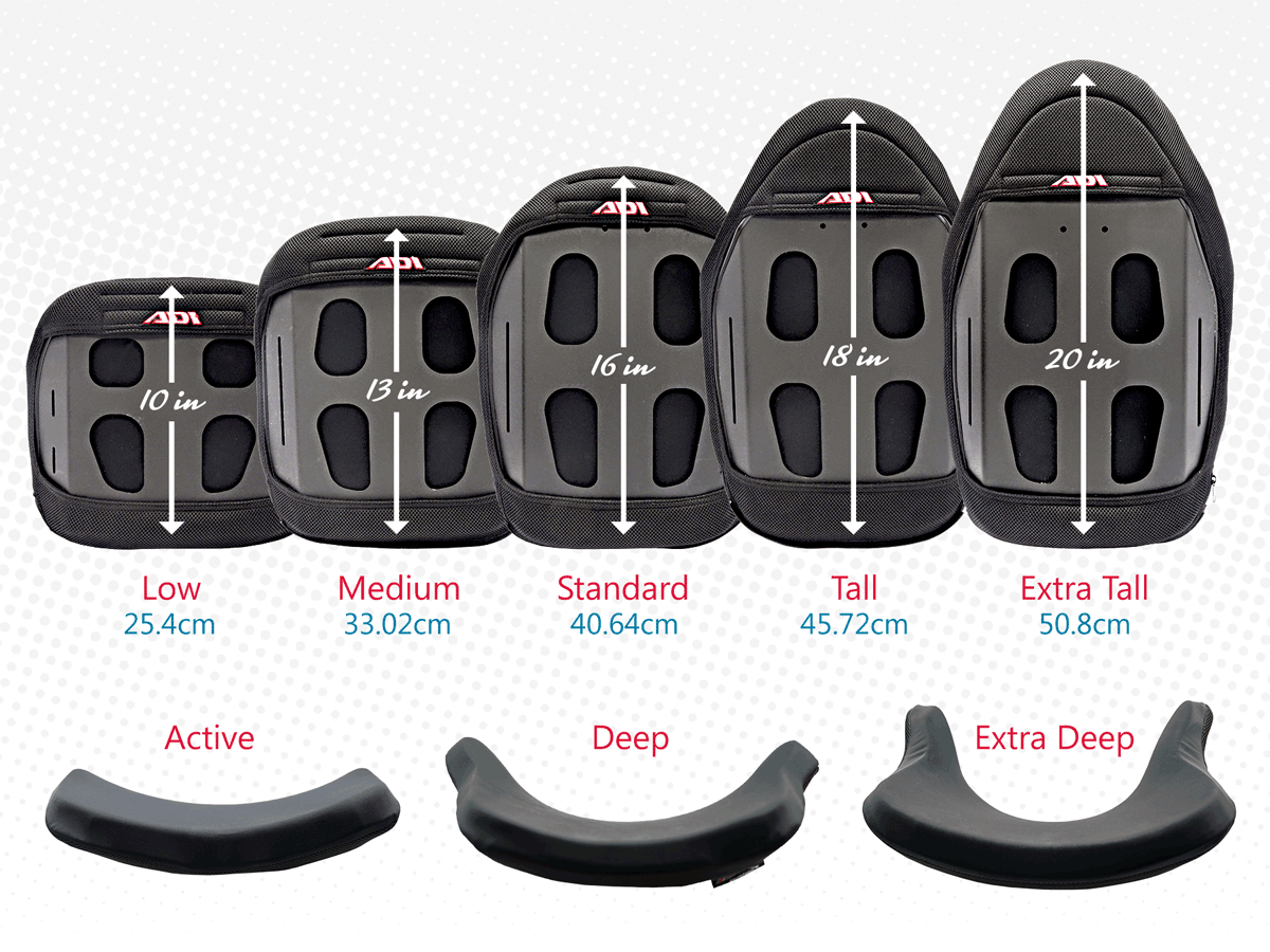 ADI Replacement Foam | Aluminium / Carbon Fibre Back